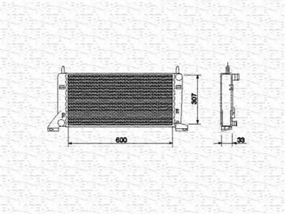 MAGNETI MARELLI 350213465000 -  Радиатор, охлаждение двигателя